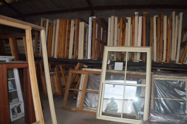 timber reclaimed windows